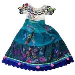 Disney Encanto Mirabel Dress Costume Girls Size 9/10 Years‎ Cosplay Outfit